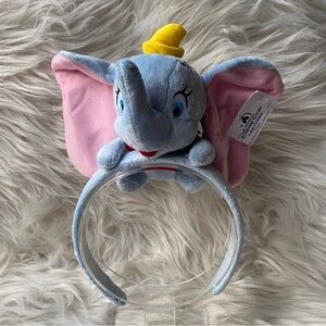 Disney Dumbo Plush Headband - Soft Blue and Pink